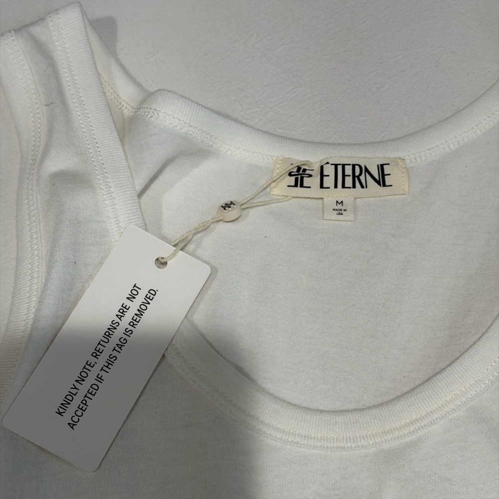 NWT Eterne white tunic / tank top / cover up